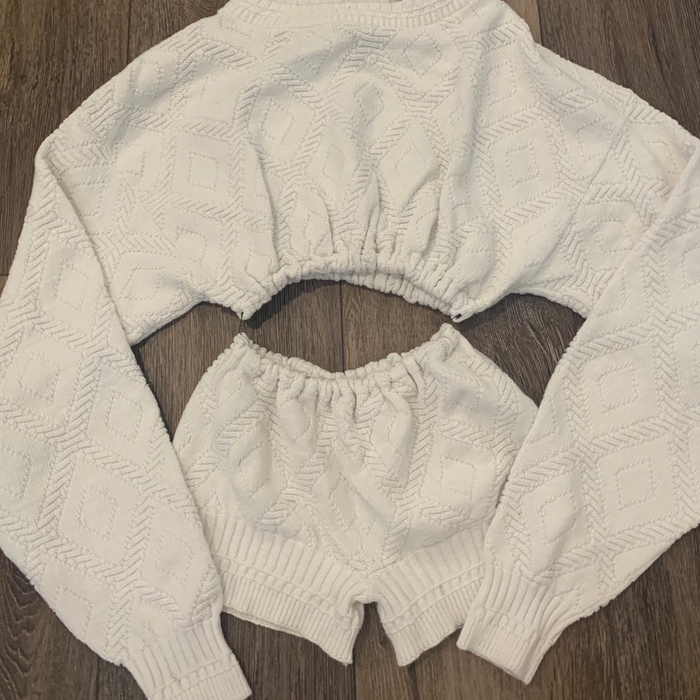 Sweater knit matching set